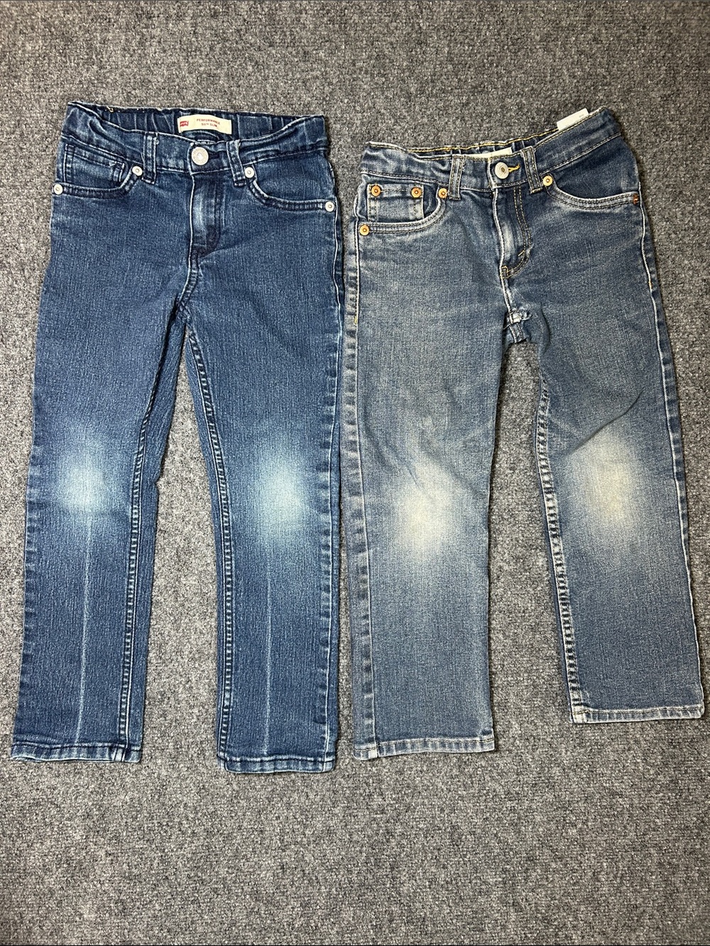 Levi’s Kids Bundle (2) Denim Jeans 514 Straight & 511 Slim Boy’s Size 6 Reg.